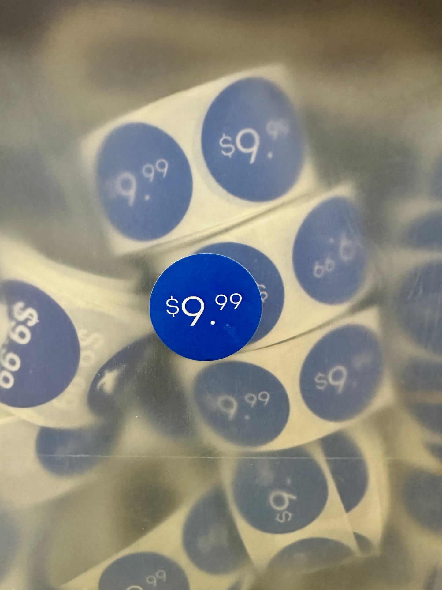 Blue Price Stickers