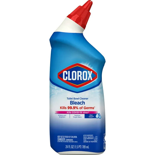 Clorox Commercial Solutions® Clorox® Limpiador manual para inodoro con lejía, aroma fresco, 24 onzas