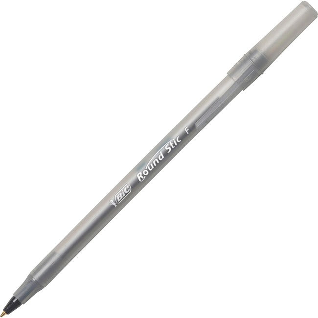 Bolígrafo BIC Round Stic Xtra-Life, punta media, 1,0 mm, tinta negra, docena (GSM11BK)