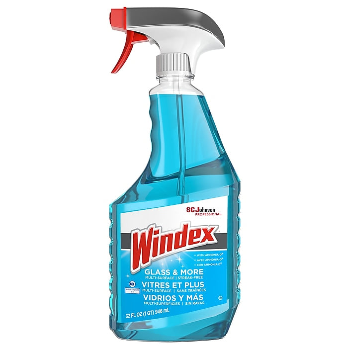 Limpiador de vidrios Windex con rociador de gatillo Ammonia-D, 32 fl oz. (322338) Precio final $7.19 