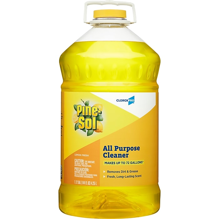 CloroxPro™ Pine-Sol® Limpiador multiusos, limón fresco, 144 onzas 